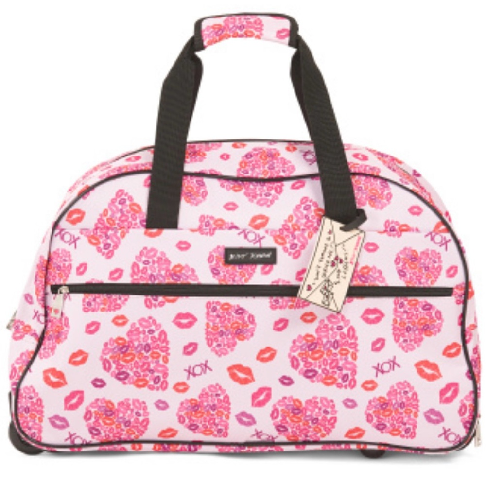 BETSEY JOHNSON
Lip Xox Wheeled Weekender